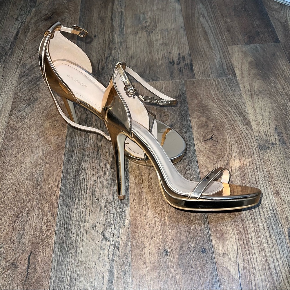 Gold heels
